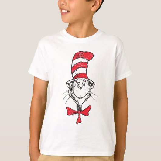 Dr. Seuss | Kat in het Pet Hoofd -  T-shirt (Voorkant)
