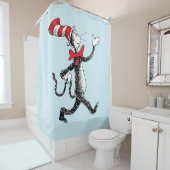 Dr. Seuss | Kat in het Pet Kattenwandeling Douchegordijn (In situ)