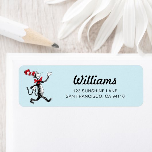 Dr. Seuss | Kat in het Pet Kattenwandeling Etiket (Insitu)