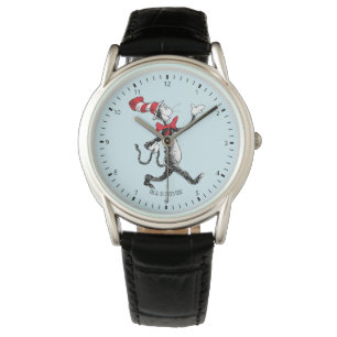 Dr. Seuss   Kat in het Pet Kattenwandeling Horloge