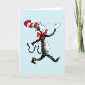 Dr. Seuss | Kat in het Pet Kattenwandeling Kaart (Voorkant)