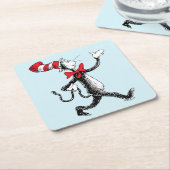 Dr. Seuss | Kat in het Pet Kattenwandeling Kartonnen Onderzetters (Schuin)