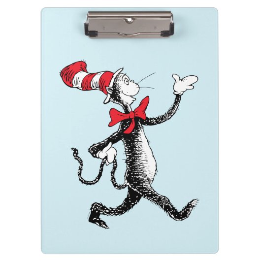 Dr. Seuss | Kat in het Pet Kattenwandeling Klembord (Voorkant)