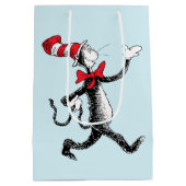 Dr. Seuss | Kat in het Pet Kattenwandeling Medium Cadeauzakje (Achterkant)