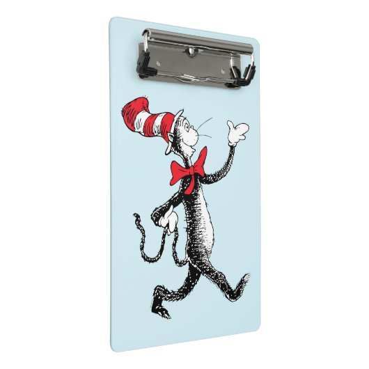 Dr. Seuss | Kat in het Pet Kattenwandeling Mini Klembord (Schuin)