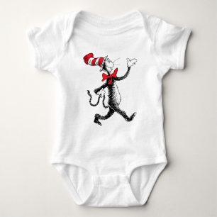 Dr. Seuss   Kat in het Pet Kattenwandeling Romper