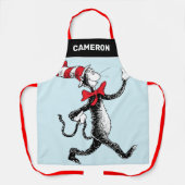 Dr. Seuss | Kat in het Pet Kattenwandeling Schort (Voorkant)