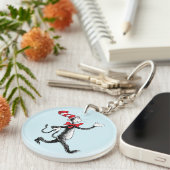 Dr. Seuss | Kat in het Pet Kattenwandeling Sleutelhanger (Voorkant Rechts)