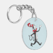 Dr. Seuss | Kat in het Pet Kattenwandeling Sleutelhanger (Voorkant Links)