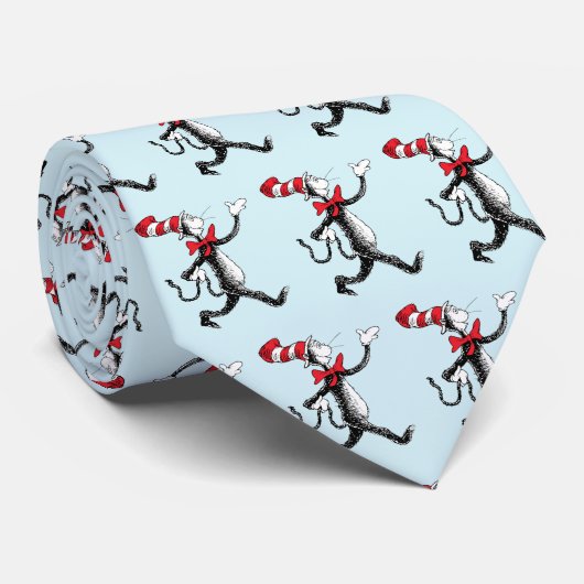 Dr. Seuss | Kat in het Pet Kattenwandeling Stropdas (Opgerold)