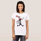 Dr. Seuss | Kat in het Pet Kattenwandeling T-shirt (Voorkant volledig)