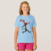 Dr. Seuss | Kat in het Pet Kattenwandeling T-shirt (Voorkant volledig)