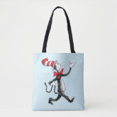 Dr. Seuss | Kat in het Pet Kattenwandeling Tote Bag (Voorkant)