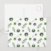 Dr. Seuss | Kat in het Pet Klaverpatroon Briefkaart (Voorkant / Achterkant)