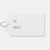 Dr. Seuss | Kat in het Pet Klaverpatroon Cadeaulabel (Achterkant Horizontaal)