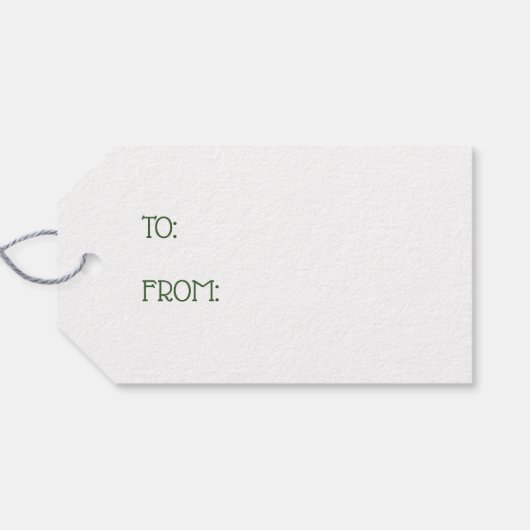 Dr. Seuss | Kat in het Pet Klaverpatroon Cadeaulabel (Achterkant Horizontaal)