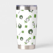 Dr. Seuss | Kat in het Pet Klaverpatroon Geïsoleerde Drinkbeker (Achterkant)