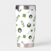 Dr. Seuss | Kat in het Pet Klaverpatroon Geïsoleerde Drinkbeker (Voorkant)