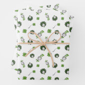 Dr. Seuss | Kat in het Pet Klaverpatroon Inpakpapier Vel (In situ)