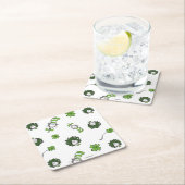 Dr. Seuss | Kat in het Pet Klaverpatroon Kartonnen Onderzetters (Insitu)