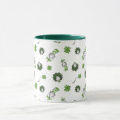 Dr. Seuss | Kat in het Pet Klaverpatroon Mok (Midden)