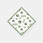 Dr. Seuss | Kat in het Pet Klaverpatroon Servet (Hoek)