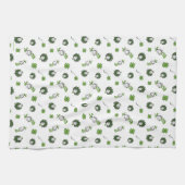 Dr. Seuss | Kat in het Pet Klaverpatroon Theedoek (Horizontaal)