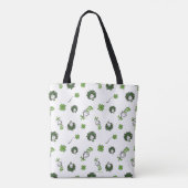 Dr. Seuss | Kat in het Pet Klaverpatroon Tote Bag (Achterkant)