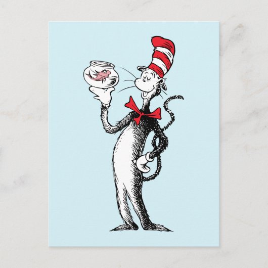 Dr. Seuss | Kat in het Pet & Krinklebine Briefkaart (Voorkant)