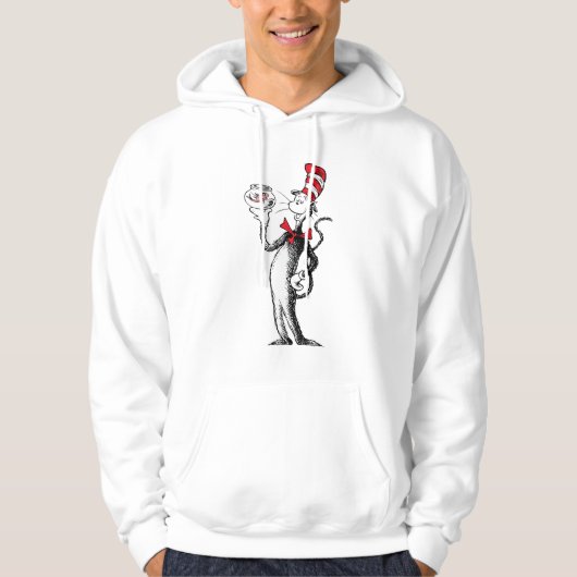 Dr. Seuss | Kat in het Pet & Krinklebine Hoodie (Voorkant)