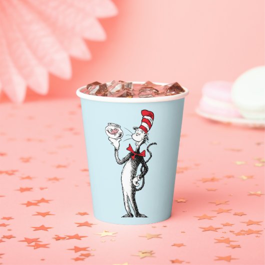 Dr. Seuss | Kat in het Pet & Krinklebine Papieren Bekers (Insitu)