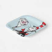 Dr. Seuss | Kat in het Pet & Krinklebine Papieren Bordje (Gebogen)