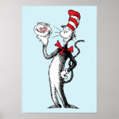 Dr. Seuss | Kat in het Pet & Krinklebine Poster (Voorkant)
