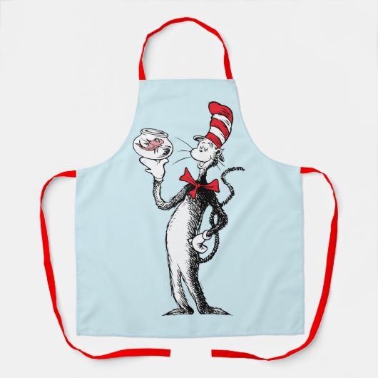 Dr. Seuss | Kat in het Pet & Krinklebine Schort (Voorkant)