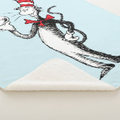Dr. Seuss | Kat in het Pet & Krinklebine Sherpa Deken (3/4)