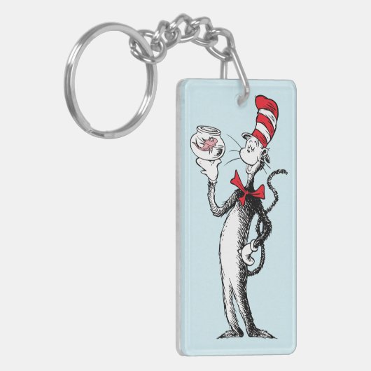 Dr. Seuss | Kat in het Pet & Krinklebine Sleutelhanger (Voorkant Links)