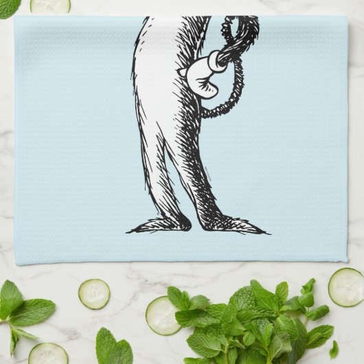 Dr. Seuss | Kat in het Pet & Krinklebine Theedoek (Gevouwen)