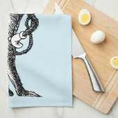 Dr. Seuss | Kat in het Pet & Krinklebine Theedoek (Quarter Fold)