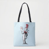 Dr. Seuss | Kat in het Pet & Krinklebine Tote Bag (Voorkant)