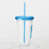 Dr. Seuss | Kat in het Pet Logo Acryl Drinkbeker (Rechts)