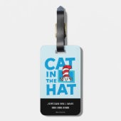 Dr. Seuss | Kat in het Pet Logo Bagagelabel (Achterkant verticaal)