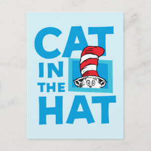 Dr. Seuss   Kat in het Pet Logo Briefkaart