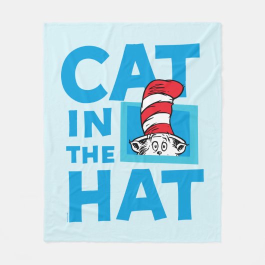 Dr. Seuss | Kat in het Pet Logo Fleece Deken (Voorkant)
