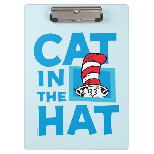 Dr. Seuss | Kat in het Pet Logo Klembord (Voorkant)