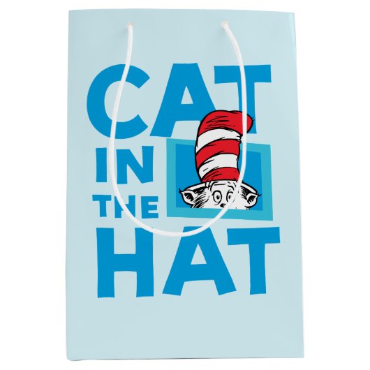 Dr. Seuss | Kat in het Pet Logo Medium Cadeauzakje (Voorkant)