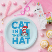 Dr. Seuss | Kat in het Pet Logo Papieren Bordje (Feest)