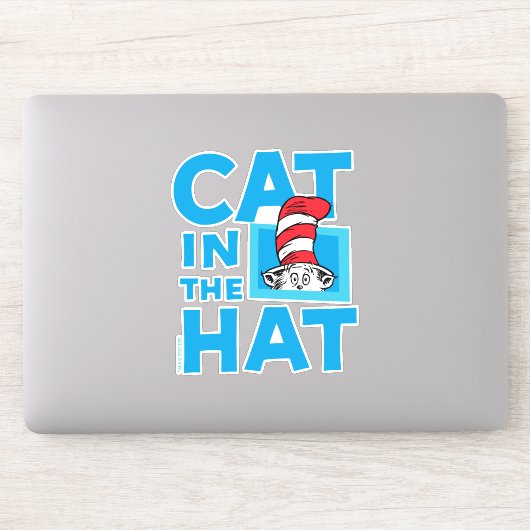 Dr. Seuss | Kat in het Pet Logo Sticker (Computer)