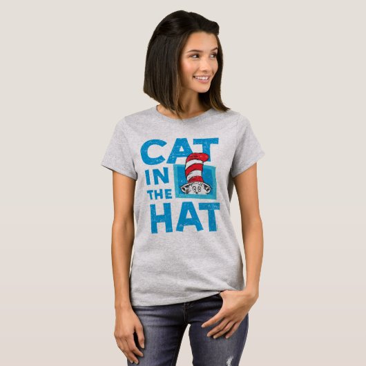 Dr. Seuss | Kat in het Pet Logo T-shirt (Voorkant volledig)