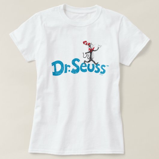 Dr. Seuss | Kat in het Pet  Logo T-shirt (Design voorkant)