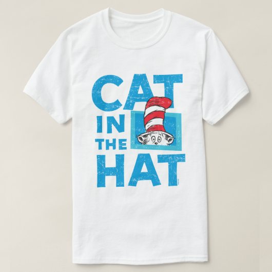 Dr. Seuss | Kat in het Pet Logo T-shirt (Design voorkant)